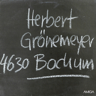 Herbert Gr&ouml;nemeyer - 4630 Bochum  Amiga Vinyl LP