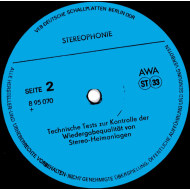 Stereophonie - Klangbeispiele Und Technische Tests  Vinyl LP