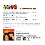 Cora - In The Name Of Love ( Remix 2007 ) Maxi CD
