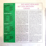 Gebr&uuml;der Grimm - Ins M&auml;rchenland Mit Den Br&uuml;dern Grimm I [LP, Mono]
