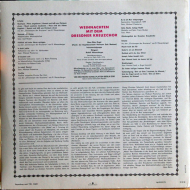 Dresdner Kreuzchor - Weihnachten Mit Dem Dresdner Kreuzchor [LP, Repress, Stereo]