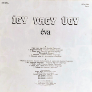 &Eacute;va - &Iacute;gy Vagy &Uacute;gy