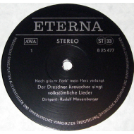Dresdner Kreuzchor, Rudolf Mauersberger - Nach Gr&uuml;ner Farb Mein Herz Verlangt (Der Dresdner Kreuzchor Singt Volkst&uuml;mliche Lieder)  Eterna Vinyl LP