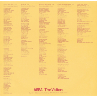 ABBA - The Visitors  Vinyl LP