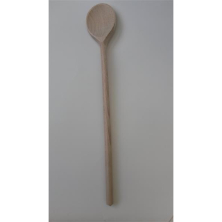 Holzlöffel Rührlöffel Holzkelle 30cm Ovale oder runde Form  stabile Ausführung Naturbelassen