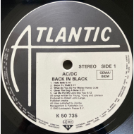 AC/DC - Back In Black  Vinyl LP