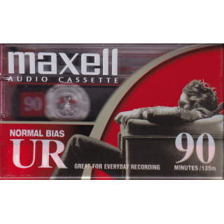 Maxell Audio Kassette UR 90 Normal Bias 90min 2 x 45min