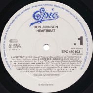 Don Johnson - Heartbeat Vinyl LP