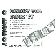 Johnny O - Fantasy Girl (Remix 97)  Maxi CD