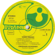 Eberhard Schoener - Video Magic  Vinyl LP