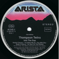 Thompson Twins - Into The Gap  Vinyl LP