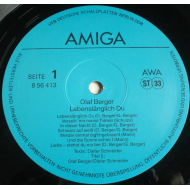 Olaf Berger - Lebenslänglich Du  Amiga Vinyl LP