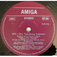 MTS  - Mut, Tatendrang, Schönheit  Amiga Vinyl LP