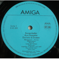 Kurt Demmler, Daniela & Doreen - Kerzenlieder  Amiga Vinyl LP