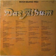 Various - Das Album (Rock-Bilanz 1983)  Amiga Doppel Vinyl LP