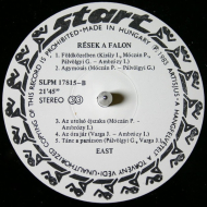 EAST - Rések A Falon Start Vinyl LP
