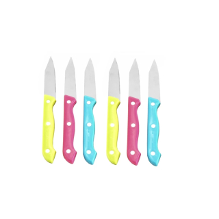 Gemüsemesser Küchenmesser 19,5cm Klinge 7cm Edelstahl mit Kunststoffgriff