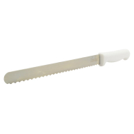 Brotmesser mit Wellenschliff 39,4cm Lang Klinge 25.4cm Edelstahl mit Kunststoffgriff
