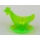 Eierbecher Motiv Huhn Farbe Leuchtgrün von Firma Sonja Plast