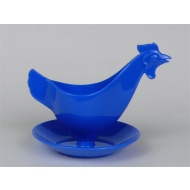 Eierbecher Motiv Huhn Farbe Pastell Blau von Firma Sonja...