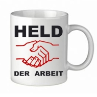 Tasse Held der Arbeit