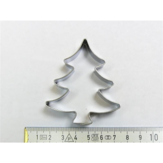 Tannenbaum Ausstechform aus Edelstahl Plätzchenausstecher 6,5 x 5,5cm